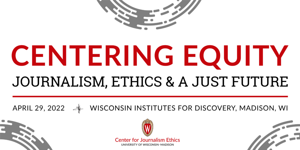 Graphic for Centering Equity Journalism Conference