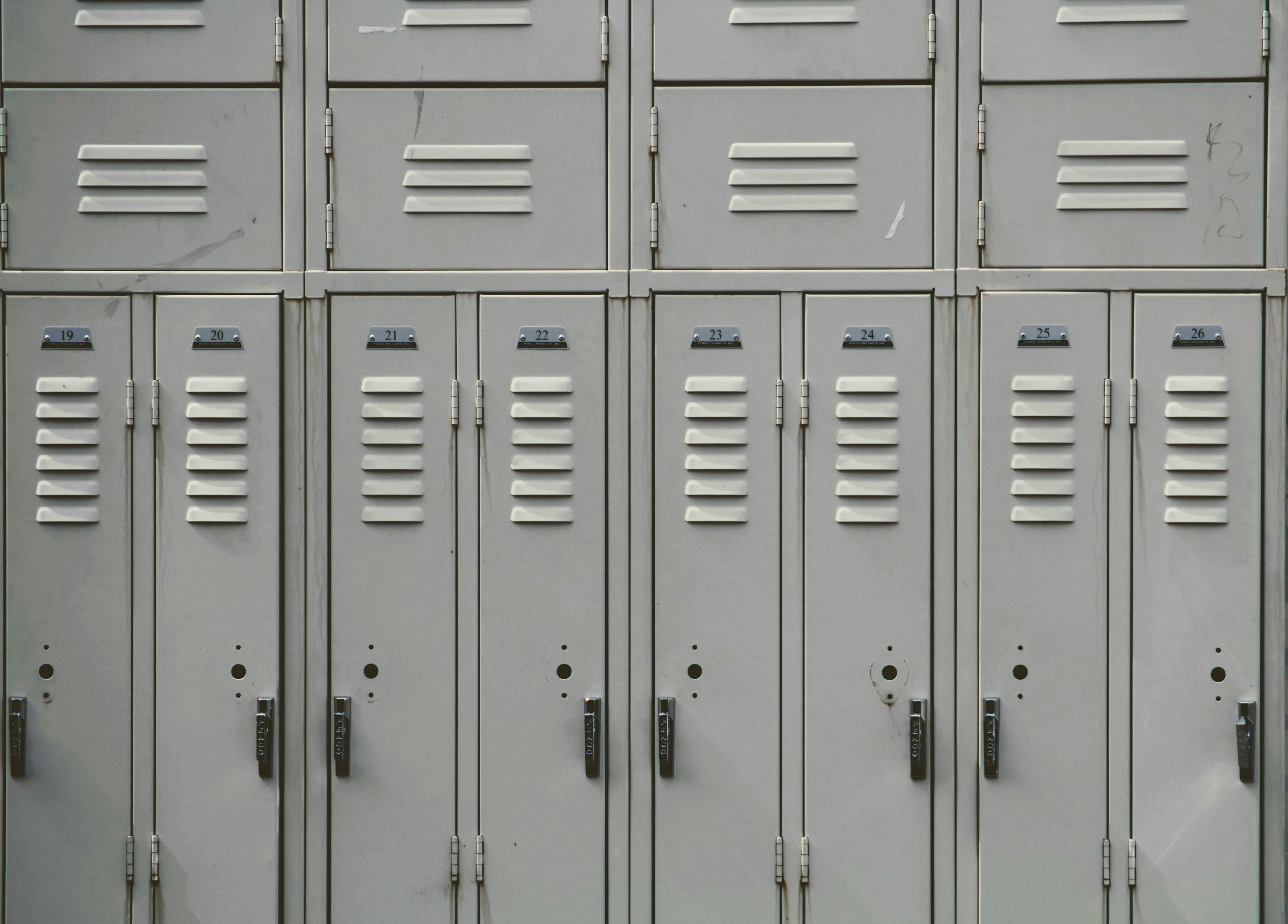 Image of school lockers