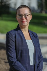 Photo of Phoebe Petrovic from waist up